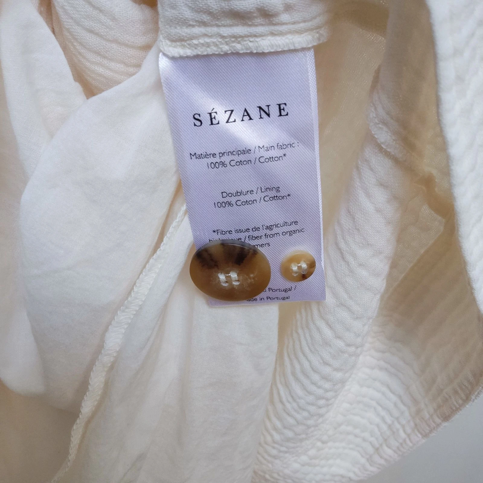 Sézane Size XS Mini rok met riem – photo 8